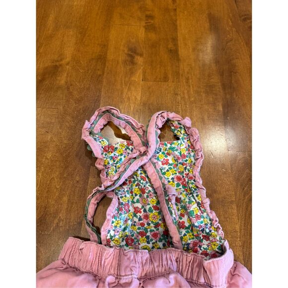 Girls Mini Boden corduroy dress/overall size 7/8 - Picture 5 of 5